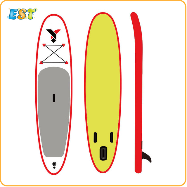 Custom logo double layer inflatable SUP board paddle board set for surfing