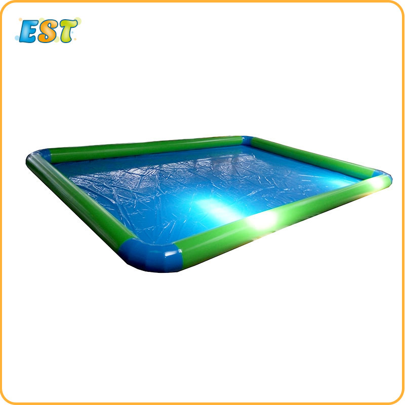 Customized color large PVC inflatable water pools For paddle boat