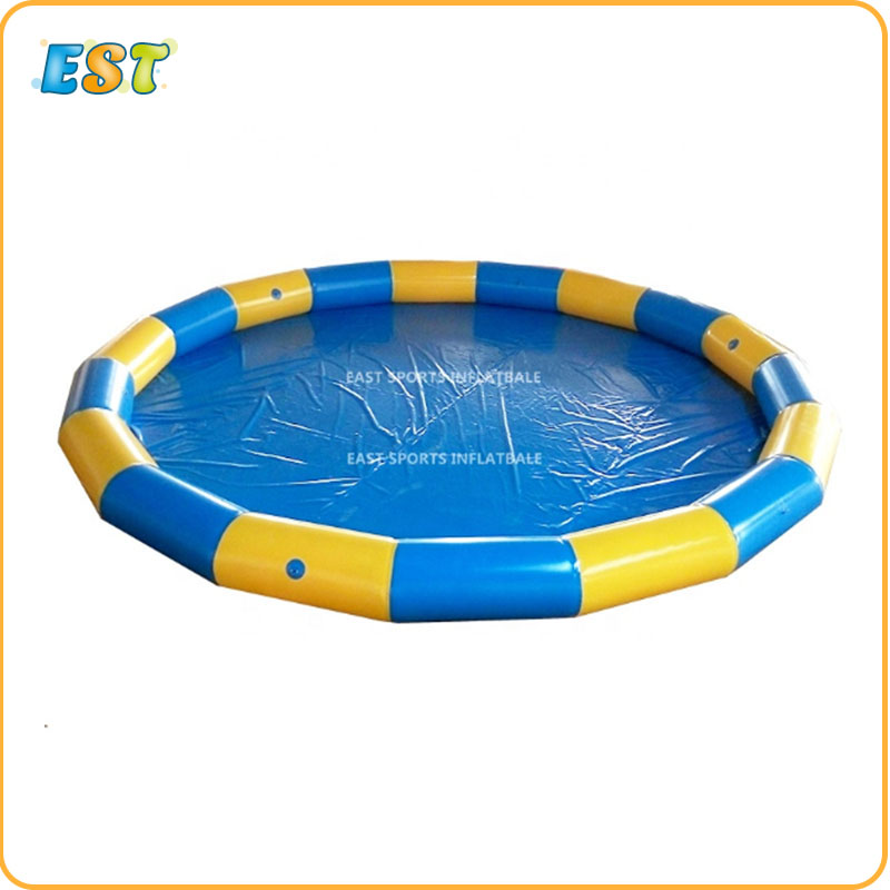 Custom PVC circular float ocean ball pool inflatable kids party pool
